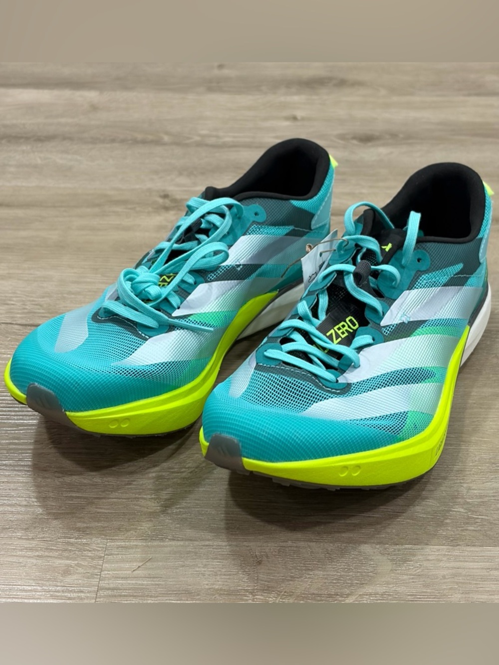 Adidas Adizero Avanti XC Track Shoes Mens 7.5 Womens 8.5 Aqua NO SPIKES JR5077